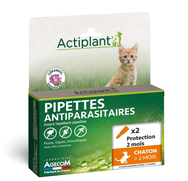 Actiplant kitten +2 maanden - 2 pipetten