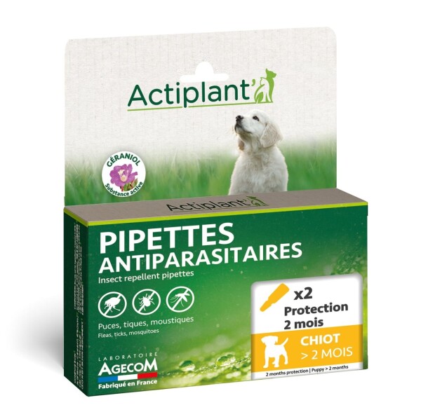 Actiplant puppy +2 maanden - 2 pipetten