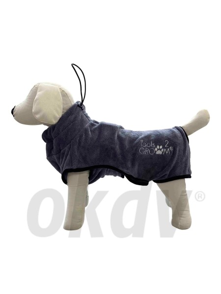 Badjas luxe voor honden Medium