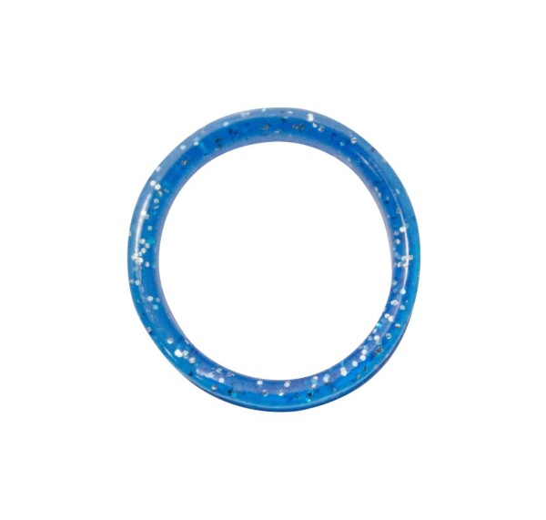 Silicone inzetring, 24 mm blauw